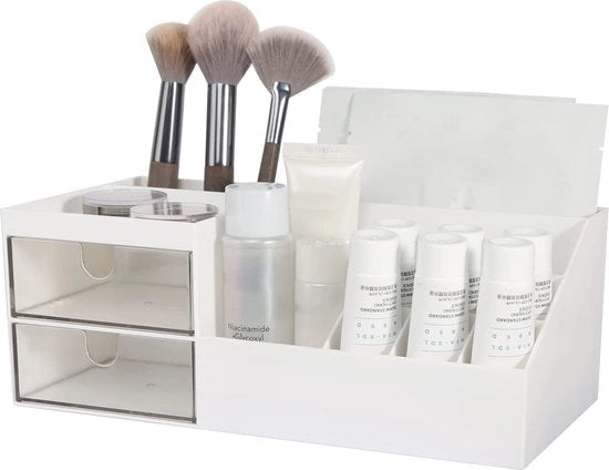 Organizzatore con cassetto, 24,4 x 12 x 9,1 mm, conservazione di trucchi, organizzatore di cosmetici per commode e camera da letto