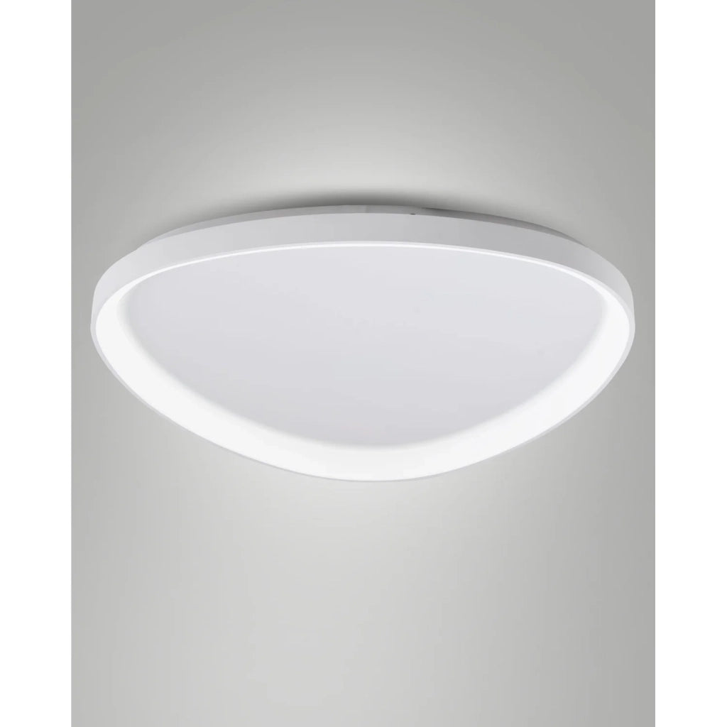 Quirk Plafoniera Led Bianca D.800