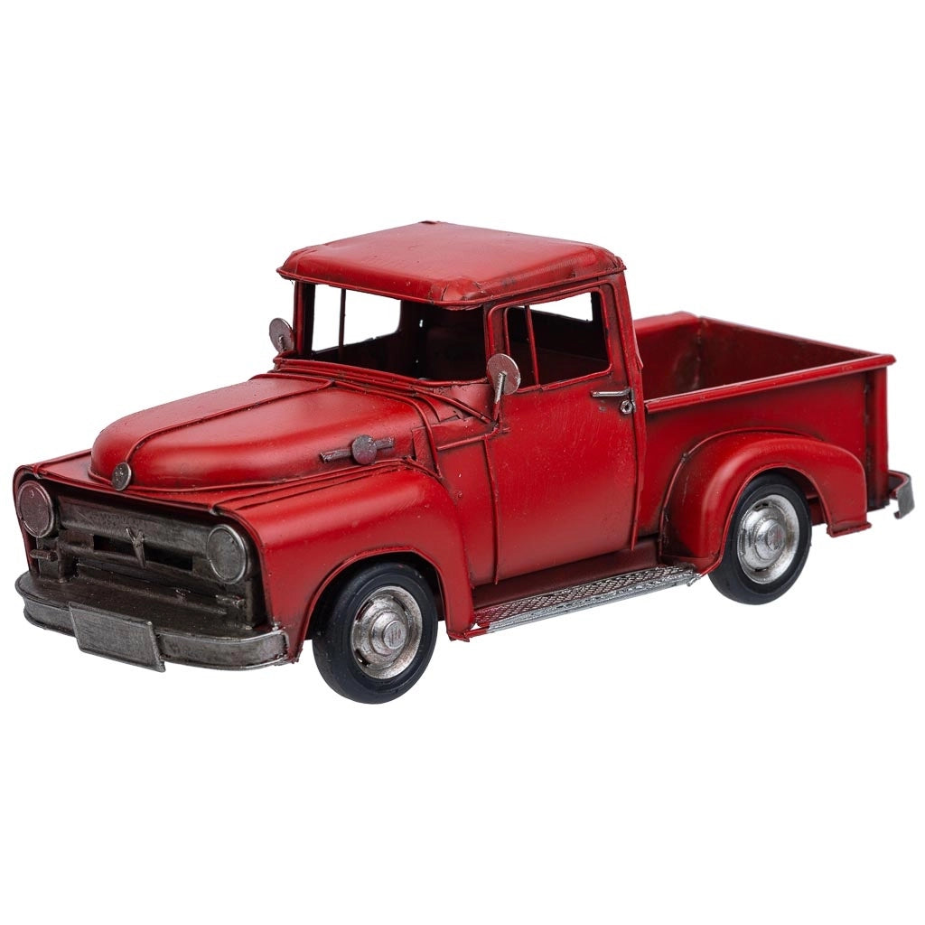 Furgone in metallo rosso 28x12x12h