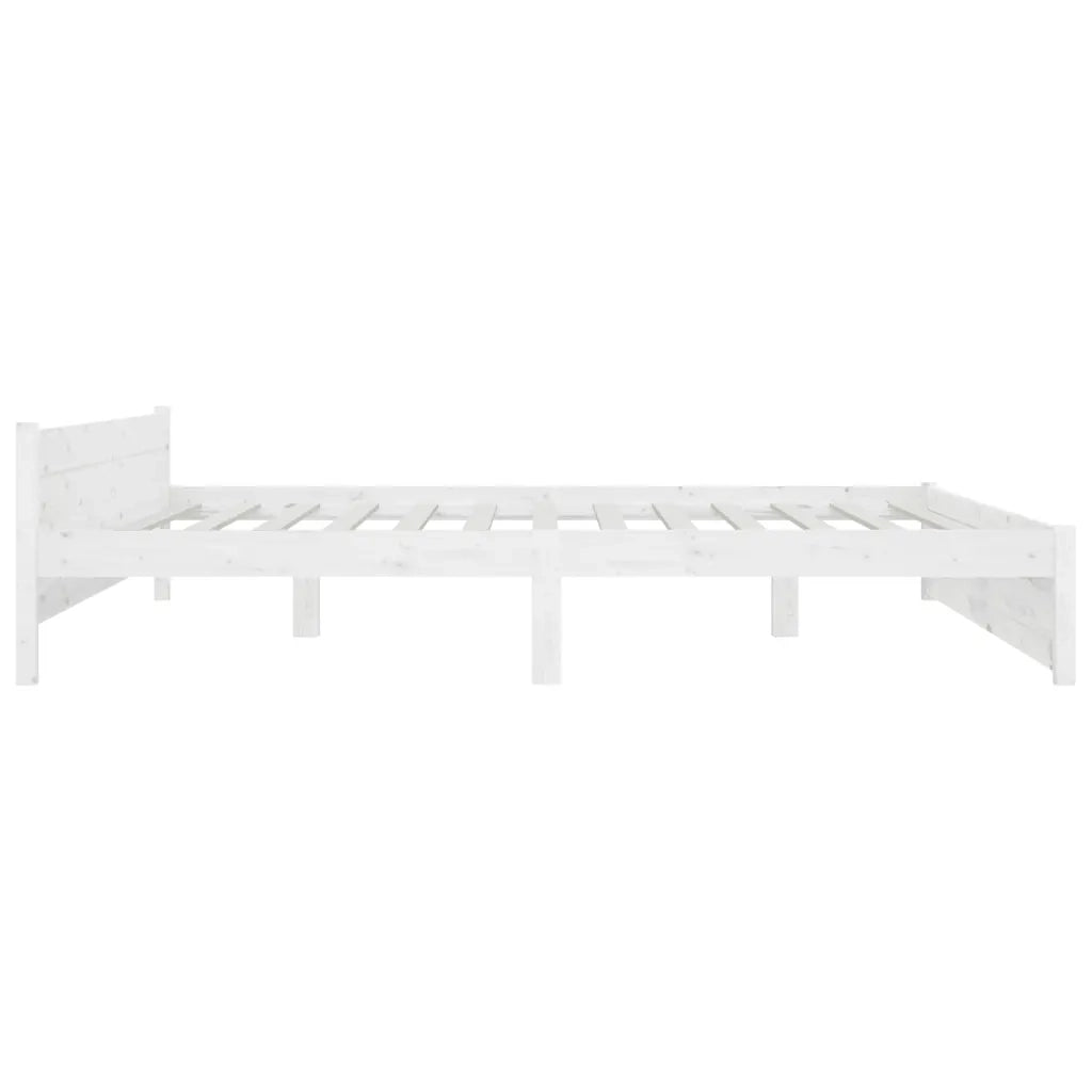 Giroletto con Cassetti-Struttura Letto con contenitore Bianco 150x200 cm Super King