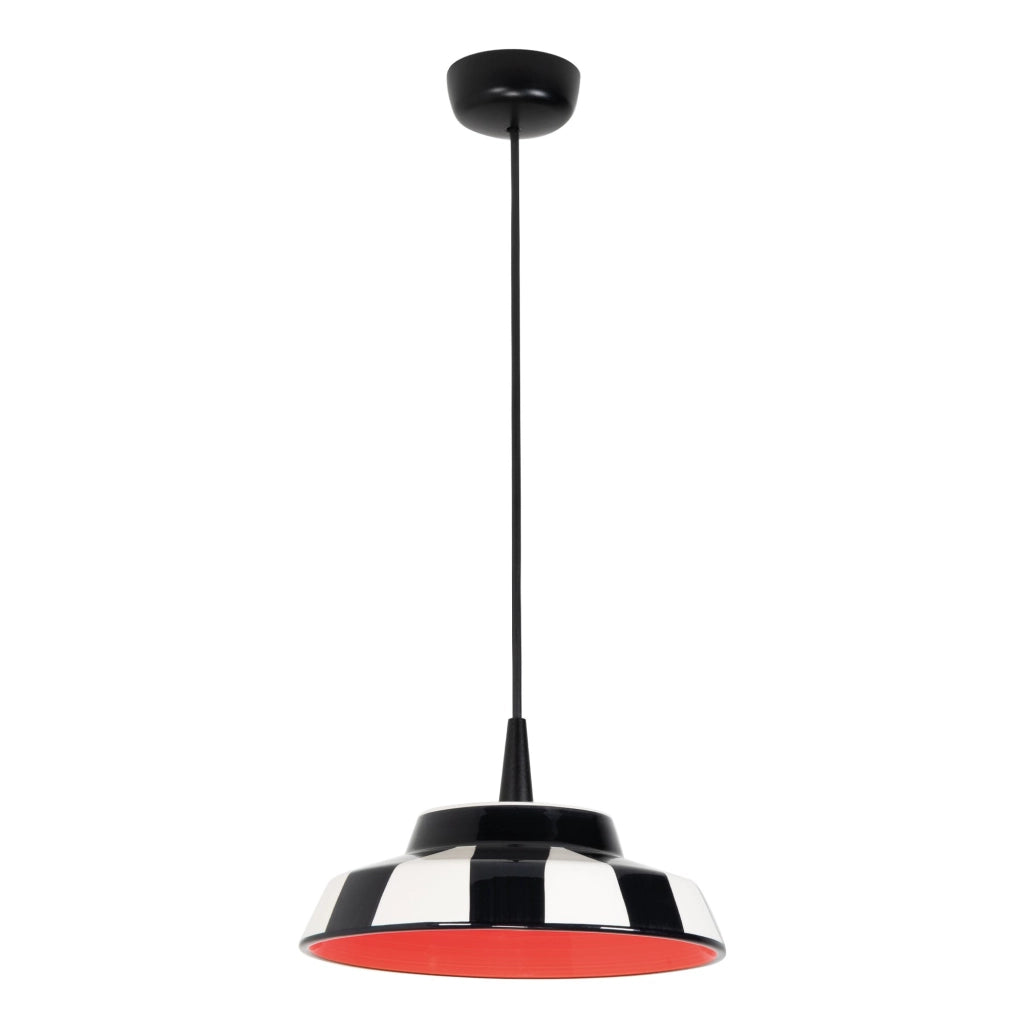 Circus Lampada a Sospensione LED 8W 2700K 645lm in Ceramica Made in Italy Diametro 24 cm Colore Rosso Design Modulare per Interni IP40