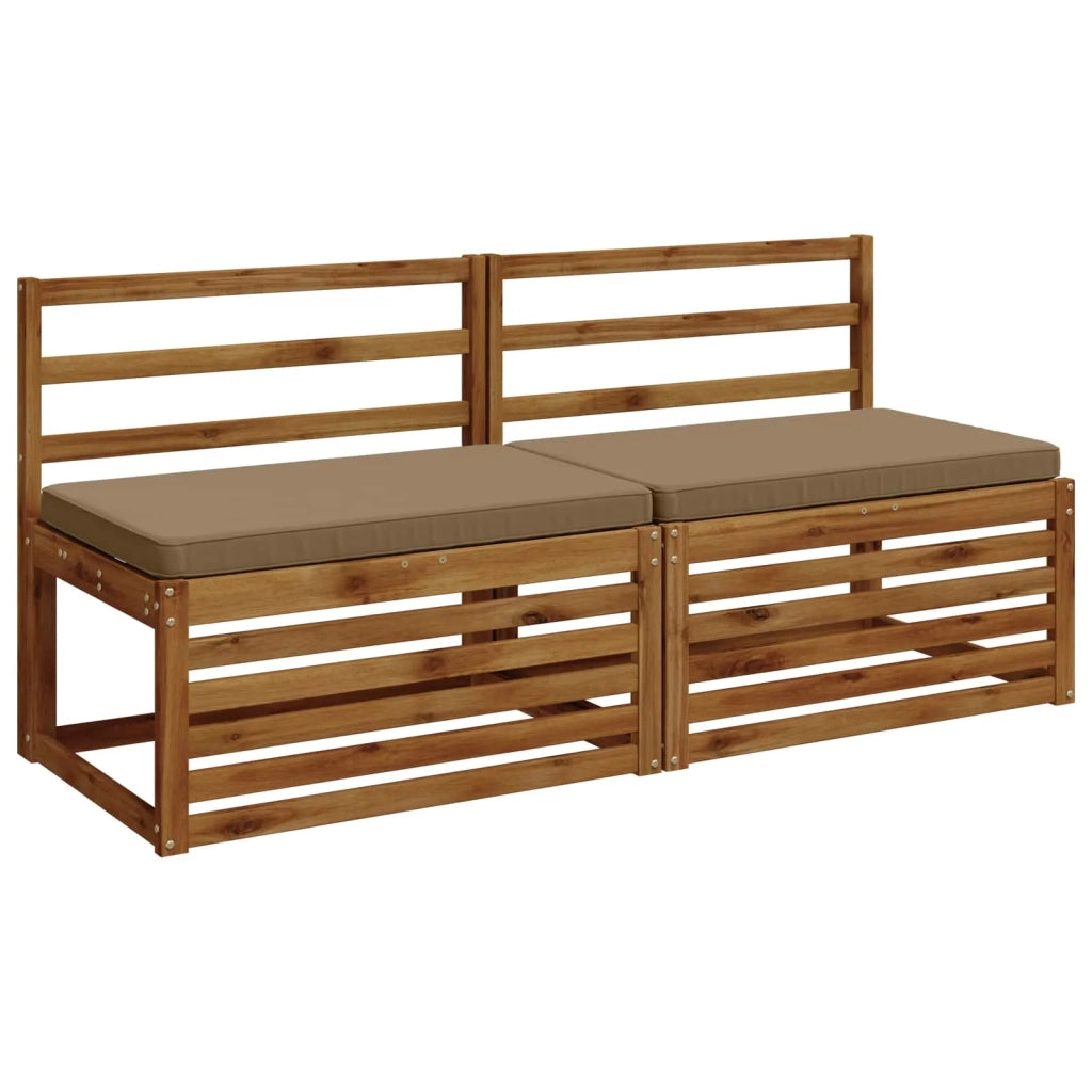 Cuscini per Panchina a 2 Pezzi VUGHT 2 pz 100% Poliestere 951743