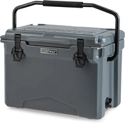 Frigorifero Portatile da 21 Litri, Frigorifero da Campeggio con Portabicchieri Integrati, Regolo e Apribottiglie, Freddo Fino 5-7 Giorni, per Barbecue, Campeggio, Picnic, Pesca