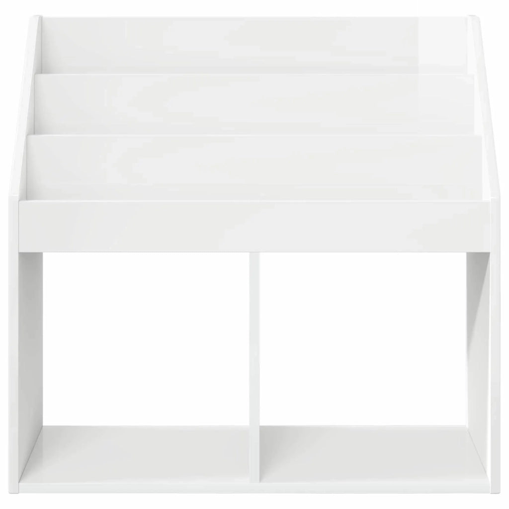 Libreria per Bambini Bianco Lucido 72,5 x 29,5 x 69 cm