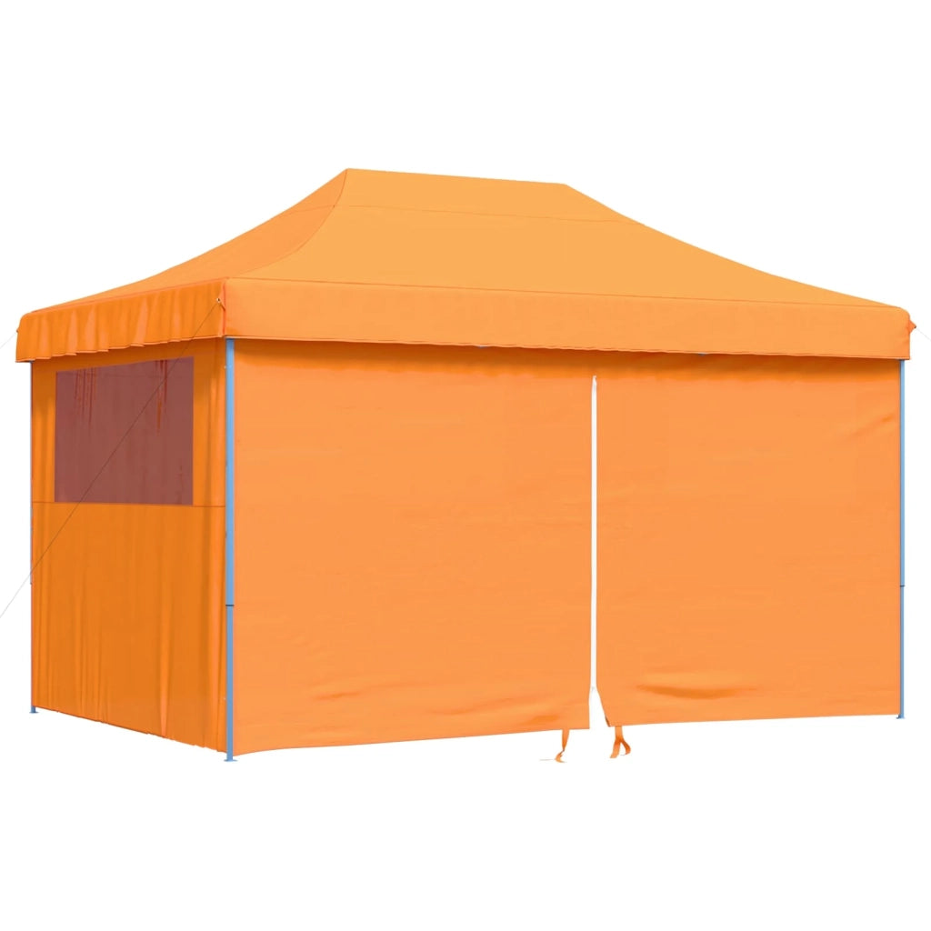 Tendone per Feste Pieghevole Pop-Up con 4 Pareti Arancione 4004977