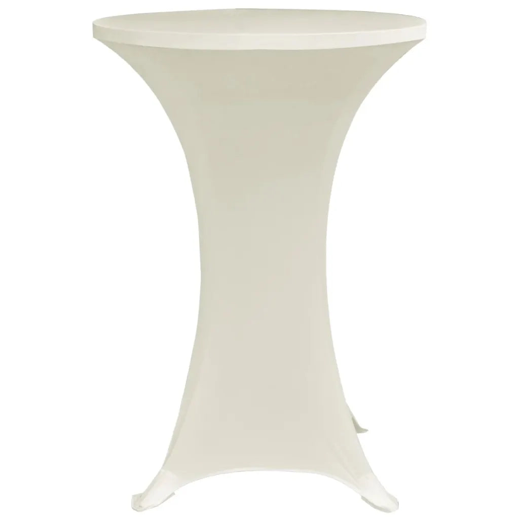 Coperture Verticali per Tavolo 4 pz Ã˜60 cm Crema Elastico cod mxl 64580