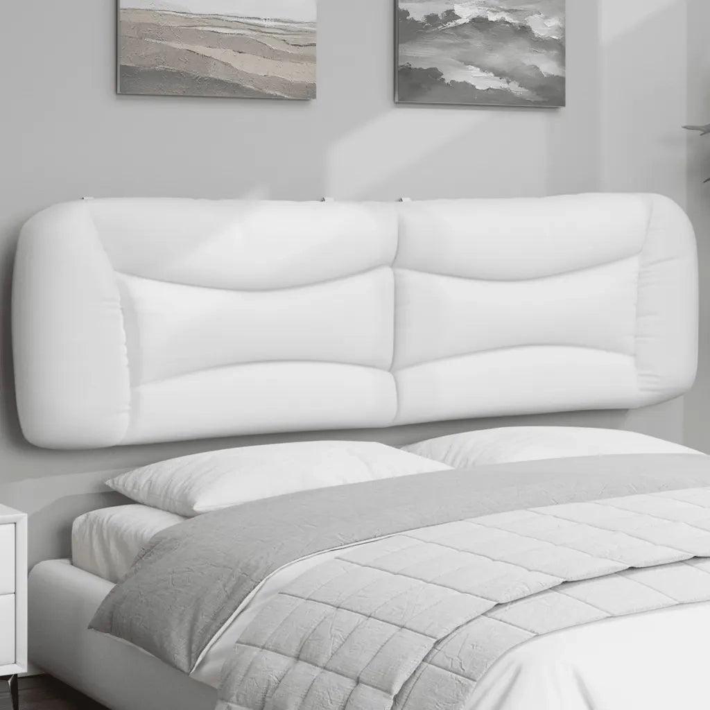 Cuscino Testiera Hvar Bianco 180 cm in Similpelle CFW6086427