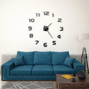 Orologio da Parete 3D in Stile Moderno 100cm XXL Nero 50639