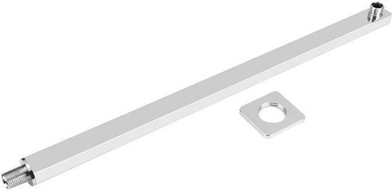 Braccio doccia adattabile 60 cm - Costruzione in acciaio inossidabile - Componenti doccia universali - Montaggio a parete - Facile da installare - Braccio doccia