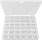 Scatola di stoccaggio in plastica con 36 contenitori per accessori di fai da te e fili da cucire
