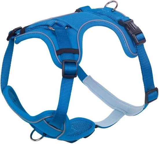 Tuigetto Comfort in Blu chiaro - Misura S/M - Altezza seno 30-45 cm - Circonferenza vita 50-62 cm - Larghezza 20 mm