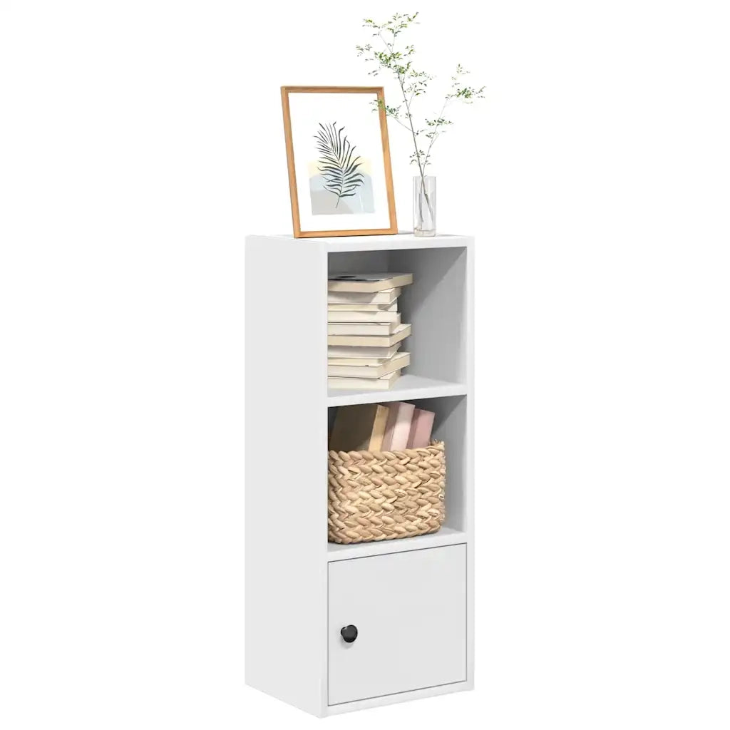 Libreria Bianca 31x24x77 cm in Legno Multistrato 860328