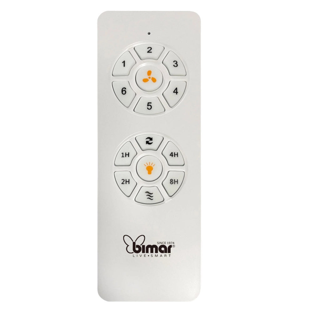 Bimar Ventilatore Soffitto Wi-Fi VSL1320, 3 Pale, Timer 1-8 Ore, Telecomando, Controllo Vocale APP, Silenzioso
