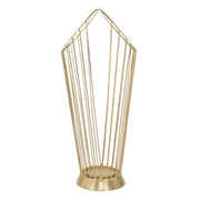 Porta Ombrelli VKH329, Oro, Metallo, 25,5x18,5x60 cm