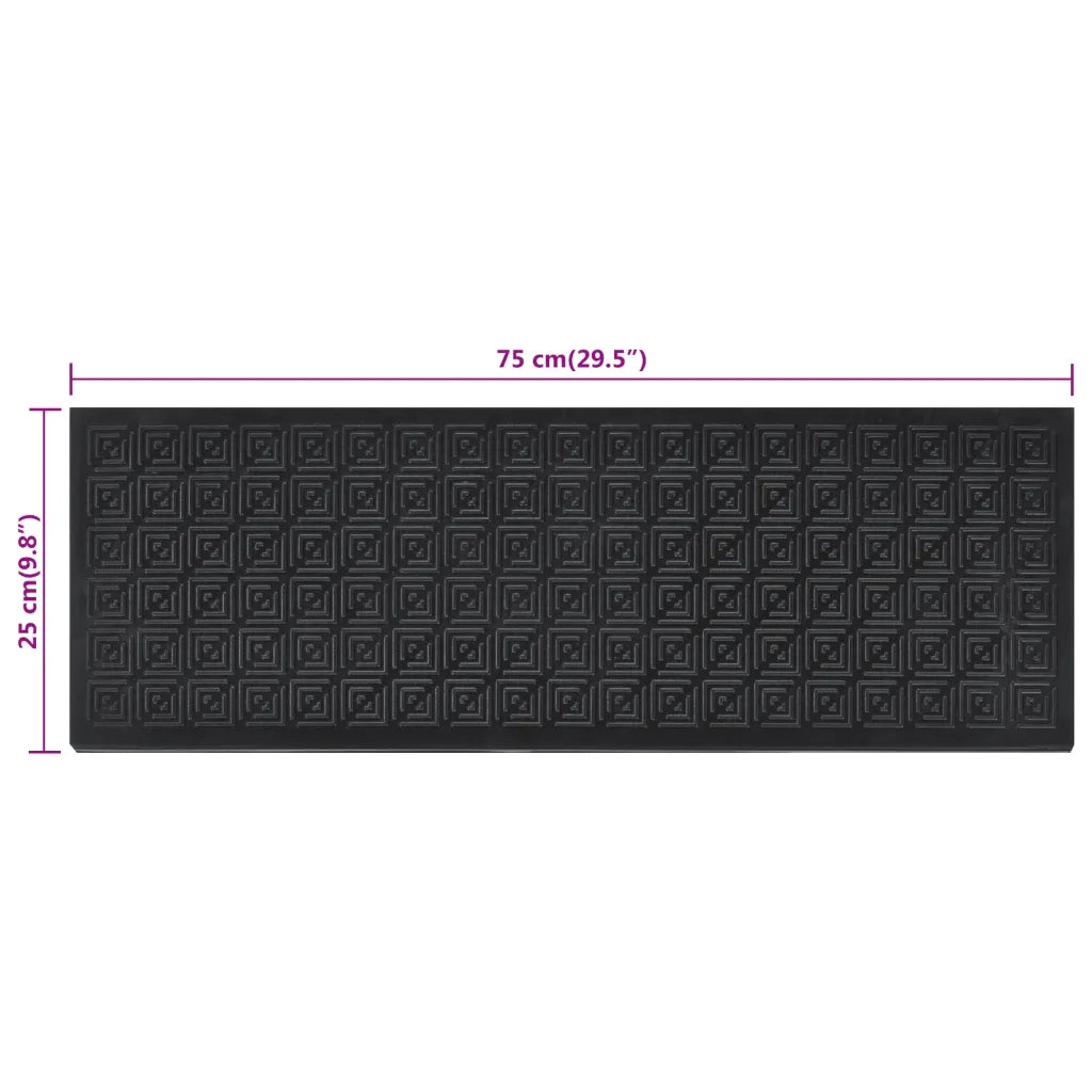 Tappetino per Scale 5 pz 25x75 cm in Gomma 155642