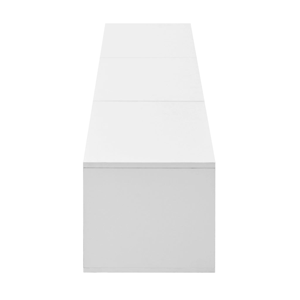 Mobile TV moderno 180x34x30 cm, design unico con supporto per proiettore