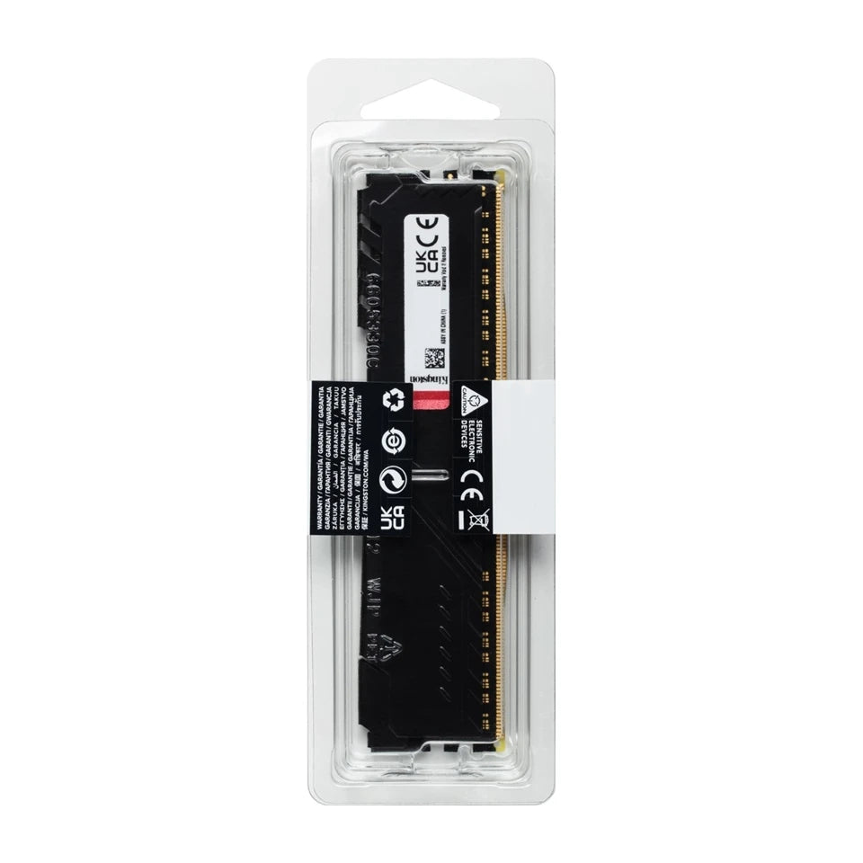 Kingston Technology FURY Beast 32GB 3200MT/s DDR4 CL16 DIMM Nero