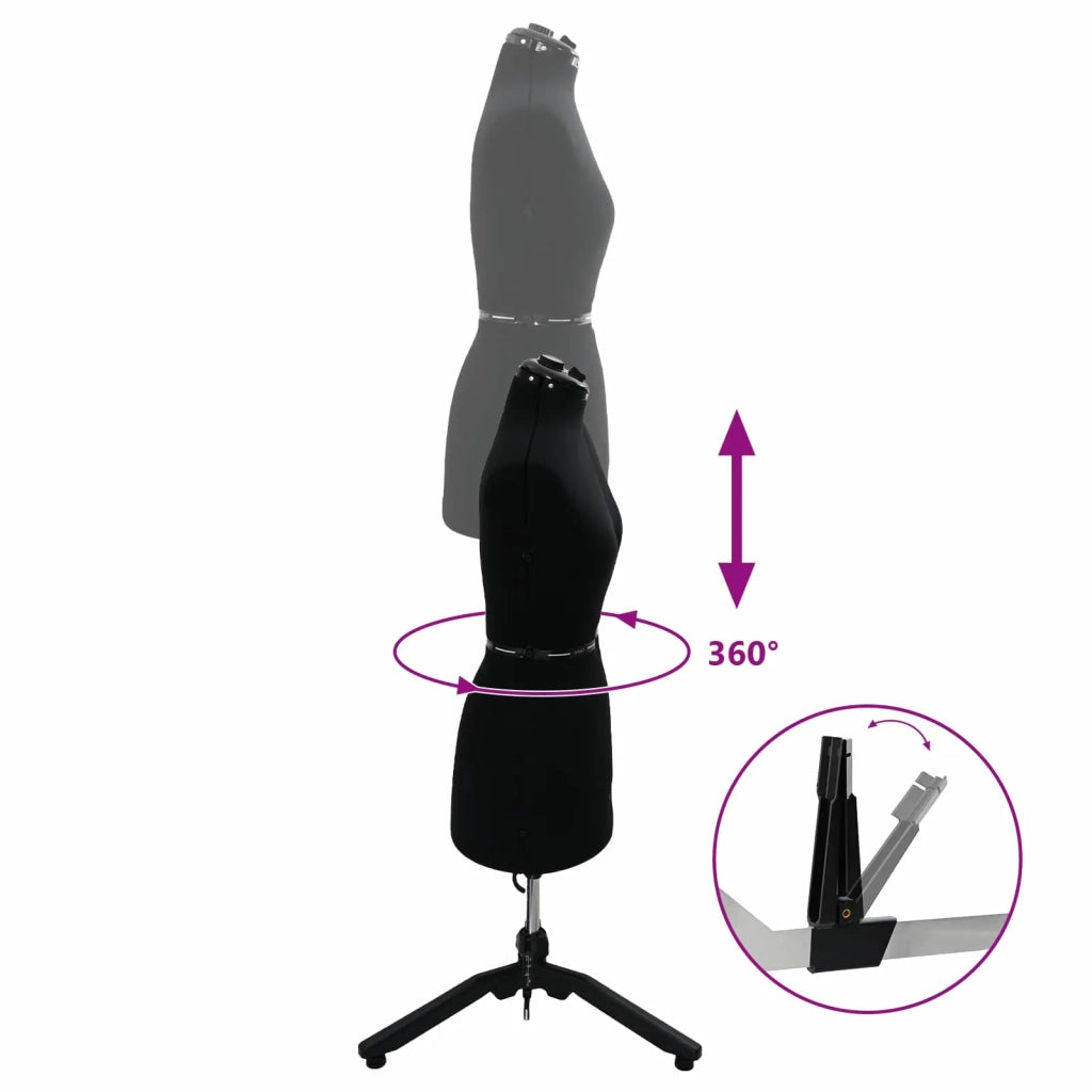 Forma Abito Femminile Regolabile Nero s Velluto CFW3150602