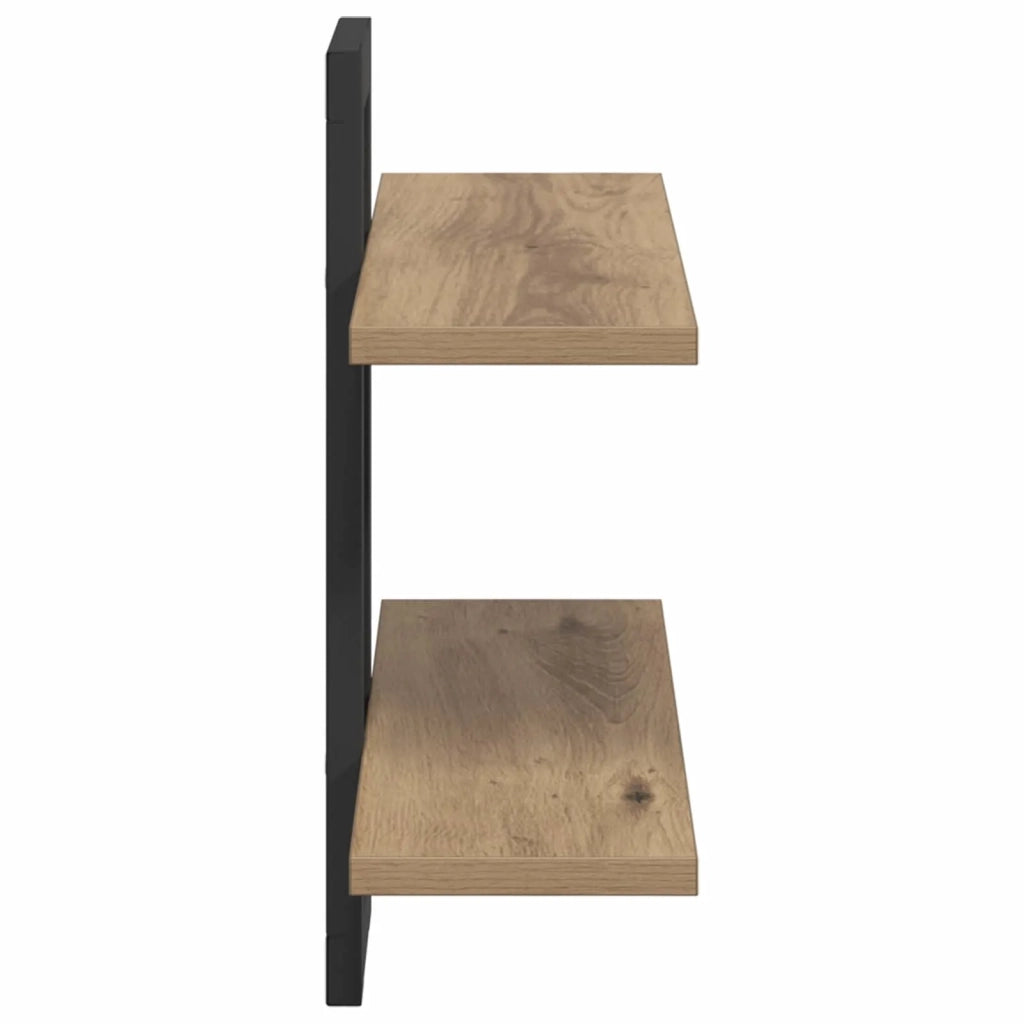 Scaffali flottanti Rovere Artigianale 40 x 15 x 40 cm 8012419
