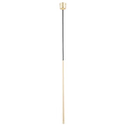 Lampada a sospensione tubo nero-oro G9 10W Carmen