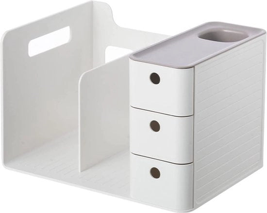 Organizzatore di scrivania - Organizzatore di ufficio - Cassettiera per penne - Cassettiera per matite - Organizzatore di scrivania - Qualità premium - Risparmio di spazio
