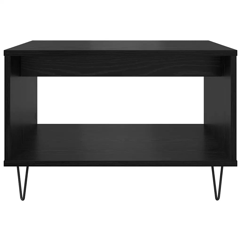Tavolino da salotto Rovere nero 60 x 50 x 40 cm 879611