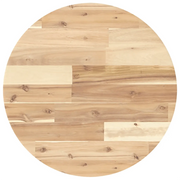 Piano Tavolo | Superficie Tavolo | Piano Scrivania Rotondo ?50x2 cm in Legno Massello di Acacia