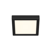 Plafoniera Contemporanea Fire Black Metallo Nero Led Integrato 16W 4000K