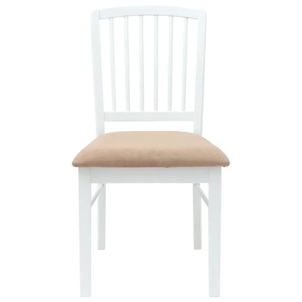 Sedie da pranzo 2 pcs Bianco 50 x 52,5 x 91 cm