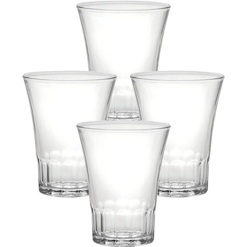 AMALFI SET 4 BICCHIERI PER ACQUA DA 20 CL IN VETRO TEMPERATO TRASPARENTE