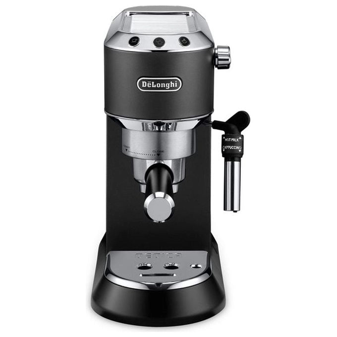 DeLonghi Dedica Style EC685.BK, Macchina Espresso Manuale, Nero-Cromo, 1.1L