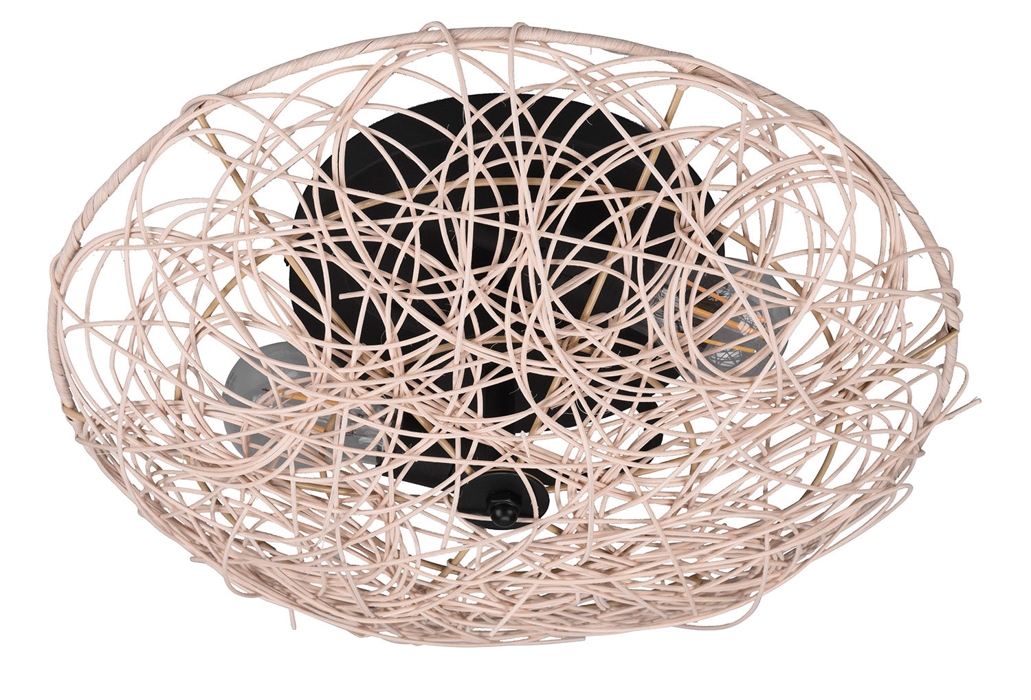 Applique da Interno Attacco E27 in Tessuto Naturale