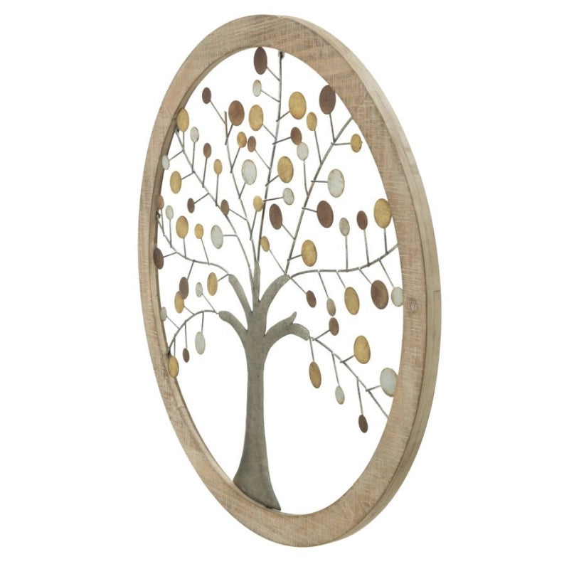 Pannello Da Muro Albero Della Vita Mirror cm ø 61x1,8