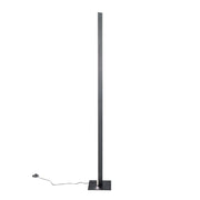 Lampada da Terra Eartha P/T in Alluminio Nero Opaco, LED Integrato 30W, 1000lm, Dimmerabile a Pedale, Luce Diretta 120° - Gealuce