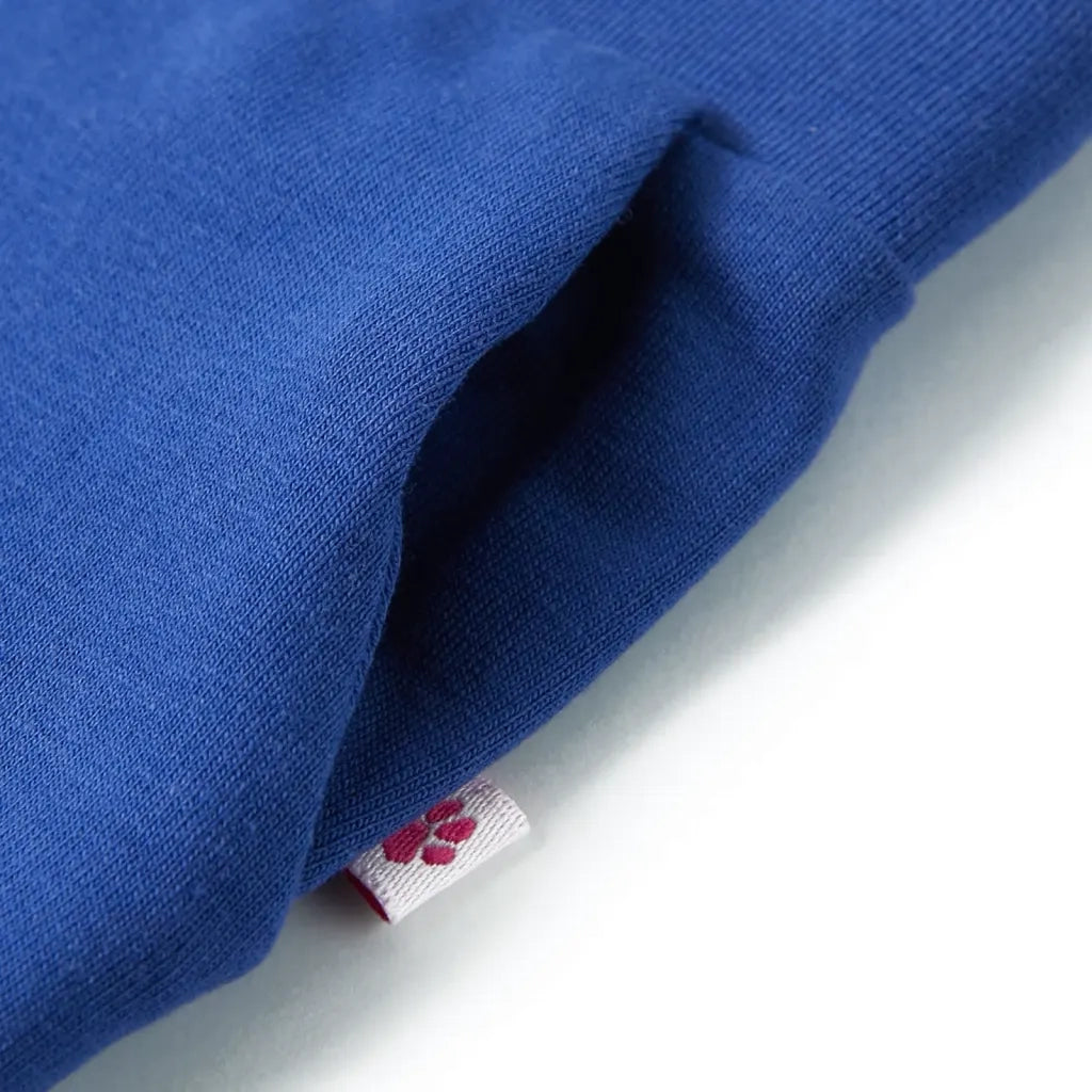 Pantaloni per Bambini a Gamba Larga Blu Cobalto 128 11037