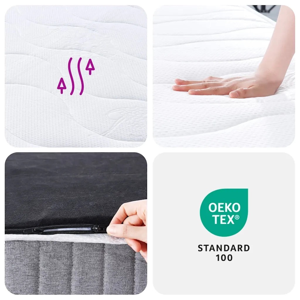 Materasso a Molle Insacchettate-Materasso per letto Medio 70x200 cm 467343