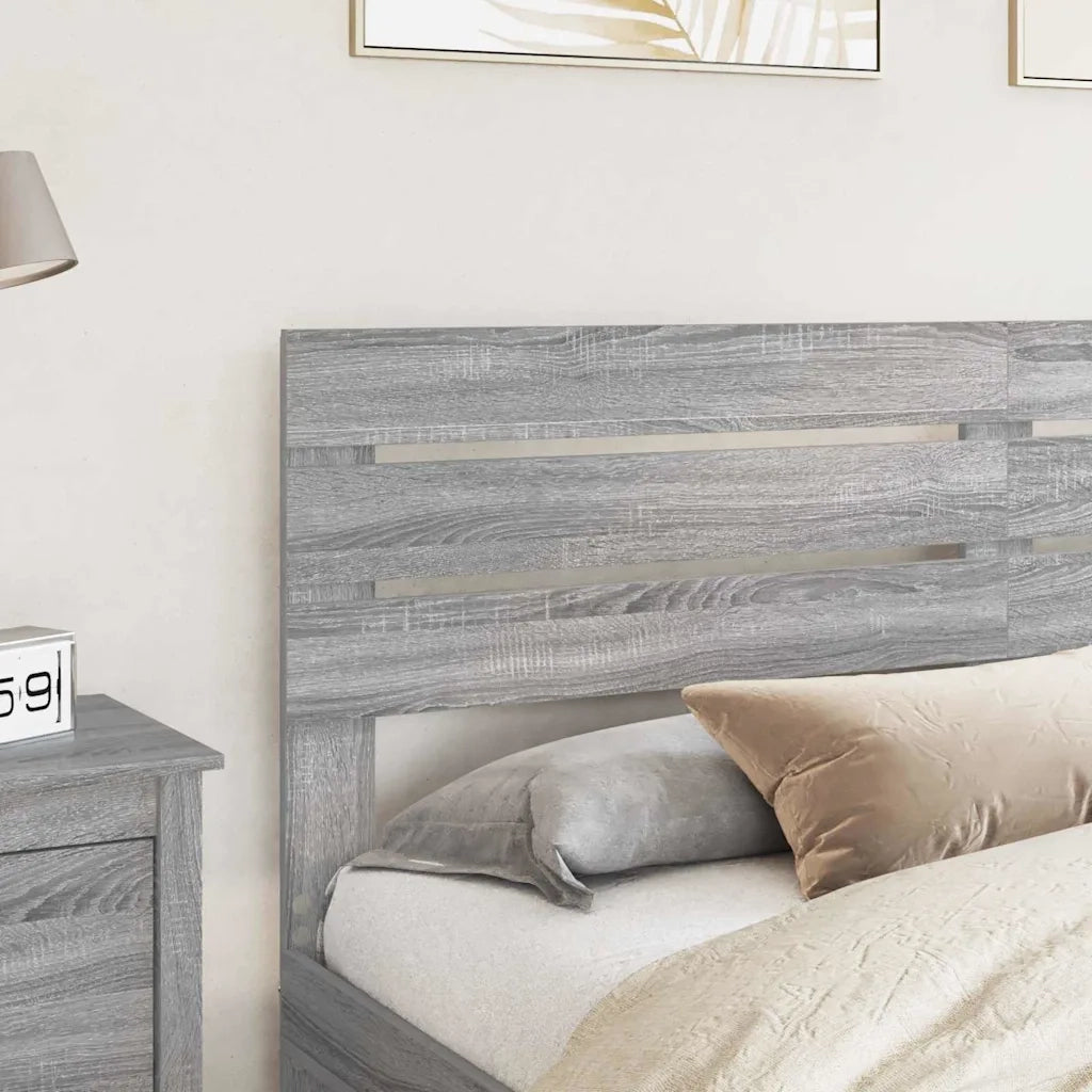 Testiera-Testata-Testiera Decorativa Grigio Sonoma 180 cm Legno multistrato 998789