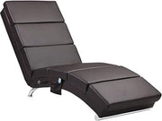 Sedia massaggiante - 186 x 55 x 89 cm - Marrone scuro