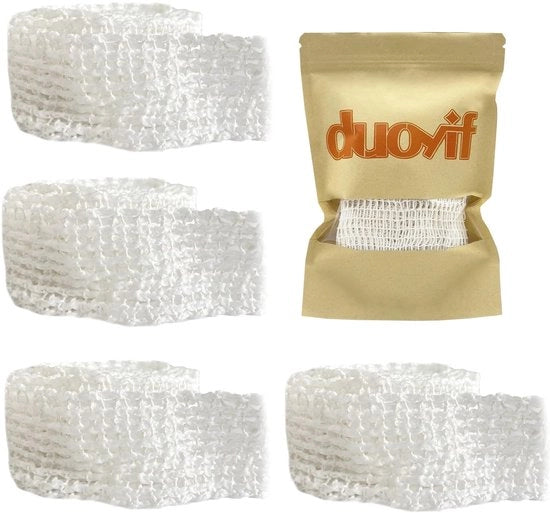 Impacco per carne in cotone elastico - rete per cottura - accessori da cucina - conservazione/sospensione - 1 m - 4 pezzi - idoneo per uso igienico/resistente alle abrasioni - rete per cottura