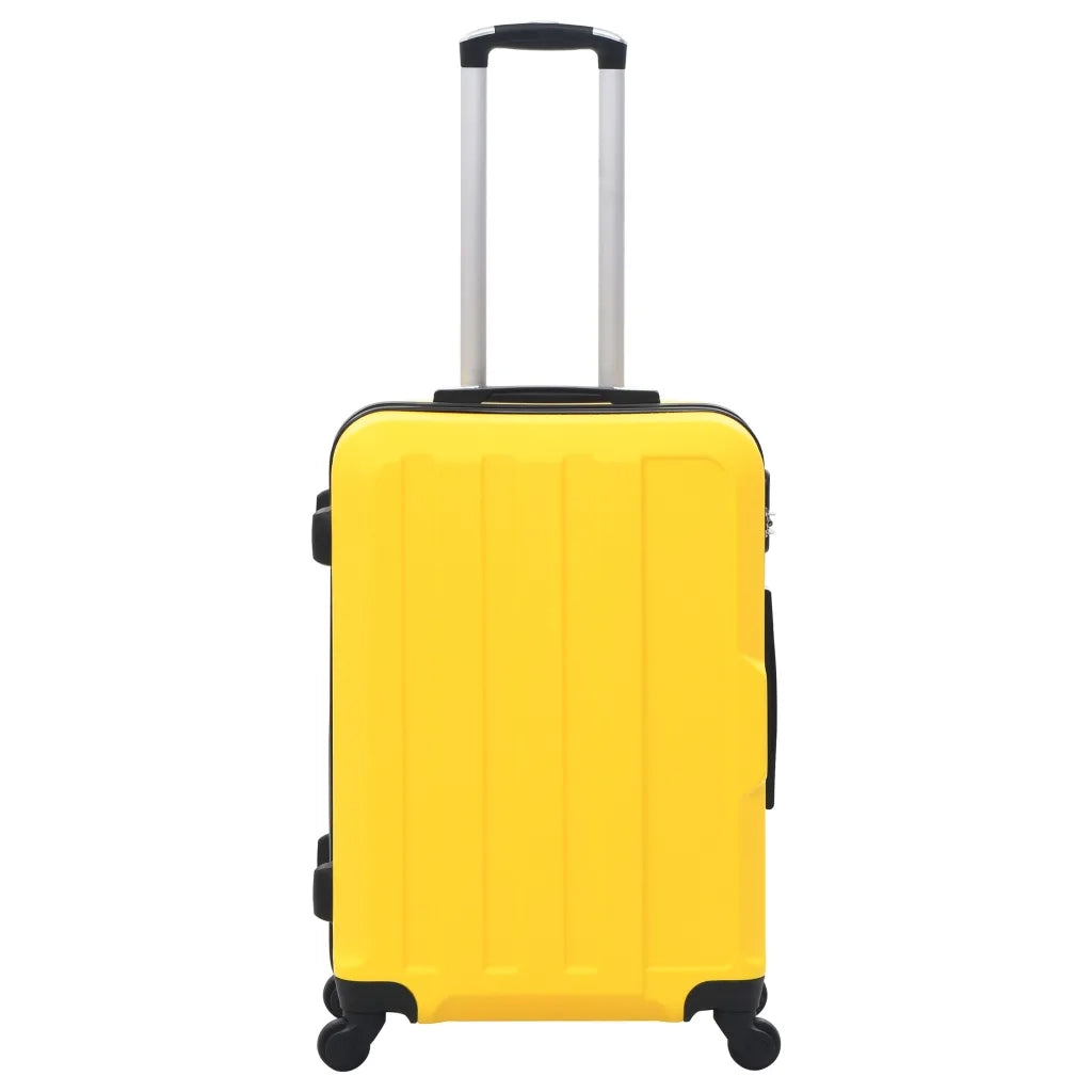 Set Trolley a Custodia Rigida 3 pz Giallo in ABS CFW6321414