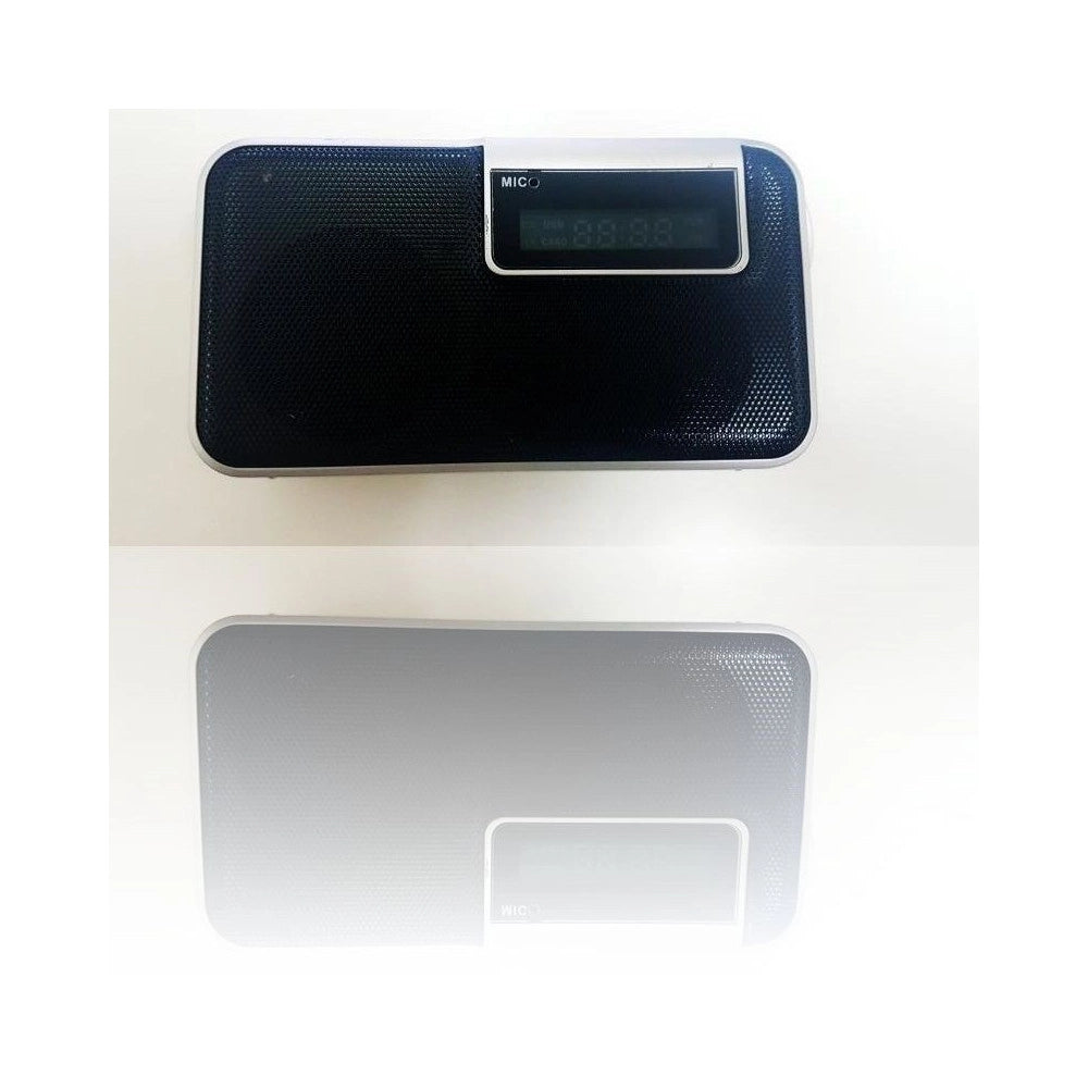 Trade Shop - Radio Portatile 283 Cassa Speaker Tf Card Usb Mp3 Aux Fm Batteria Tascabile -