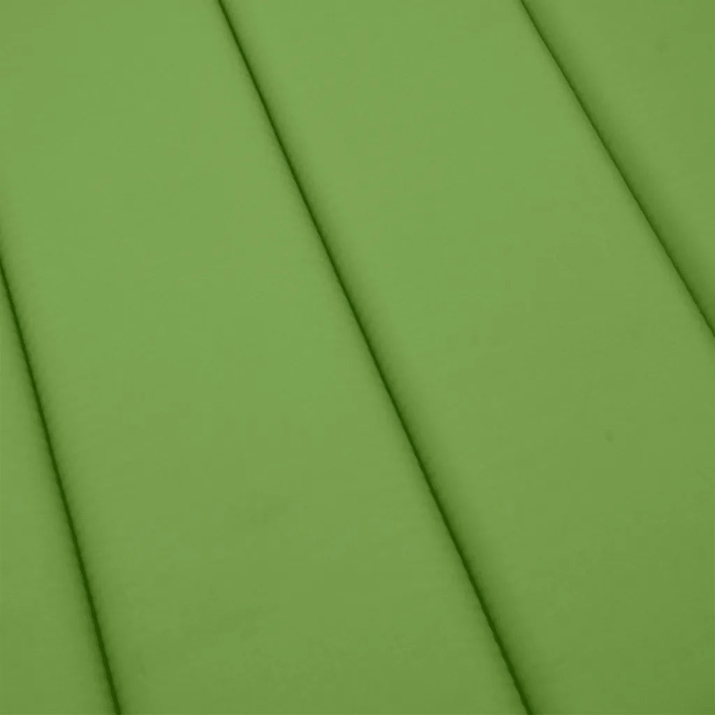 vidaXL Cuscino per Lettino Prendisole Verde Mélange 200x70x4cm Tessuto