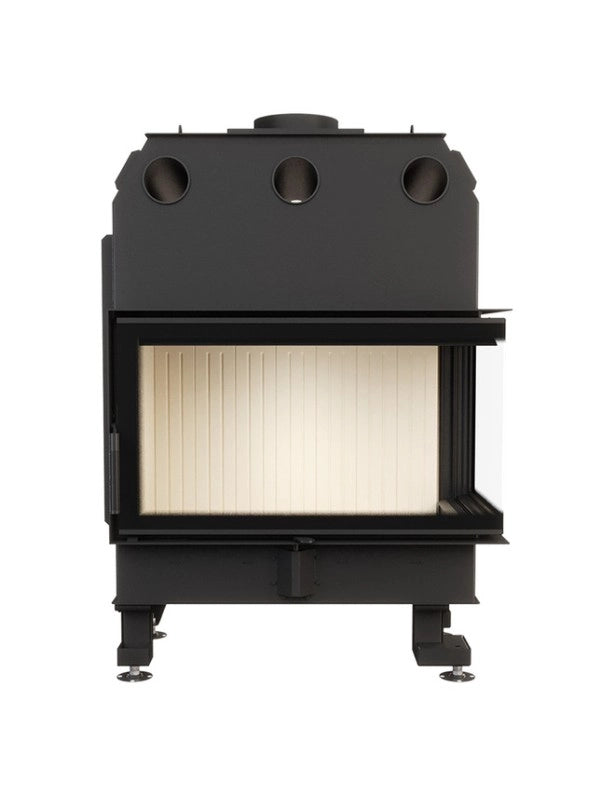 Caminetto ad angolo Inserto Apertura destra Energy 85x50x47 (17 kW) ECO