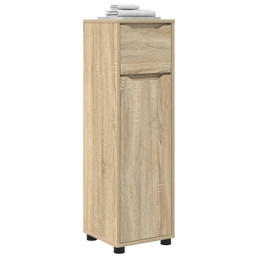 Mobile da Bagno con cassetto Rovere Sonoma 30,5 x 30 x 101 cm