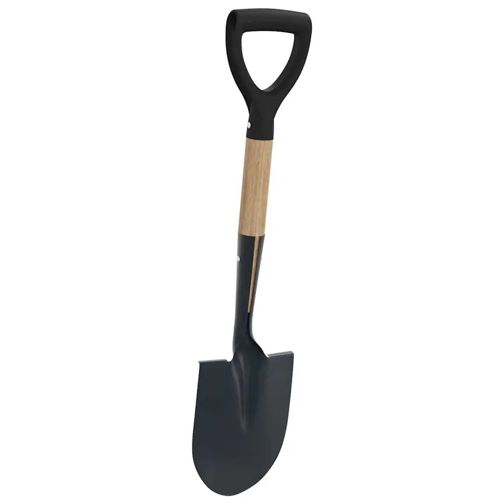 Pala Nero 68,5 cm Acciaio Rivestito e Legno Massiccio CFW5724160