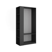Armadio Elmo Antracite 80 x 200 cm Set di 2 Vicco