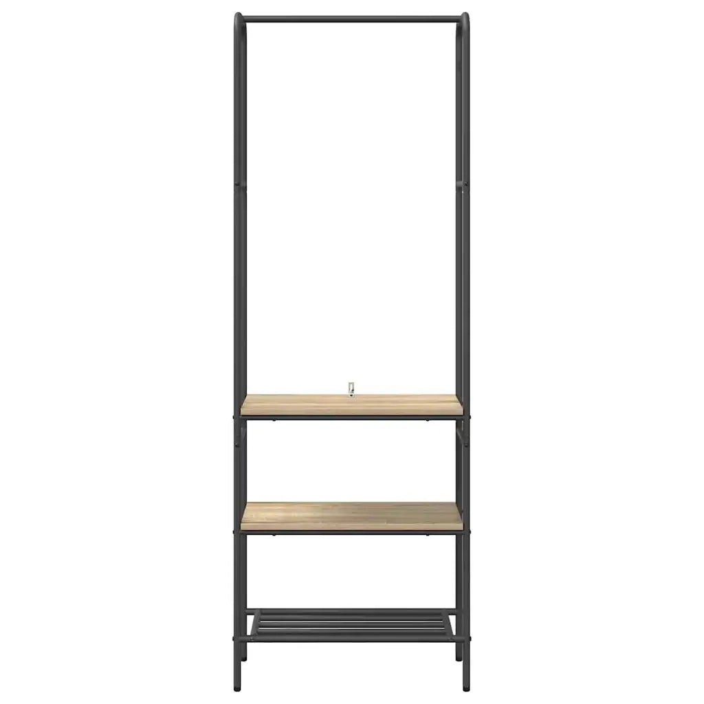 Stendibiancheria con lo scaffale Rovere Sonoma 60 x 30 x 171 cm 868458