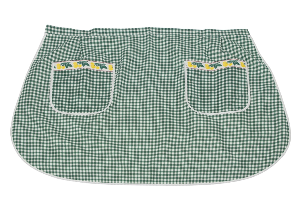 Pack 6 Pezzi Grembiule Cucina Chef Casa Barbecue Con Tasche Dis. Quadretti Modello Alberica