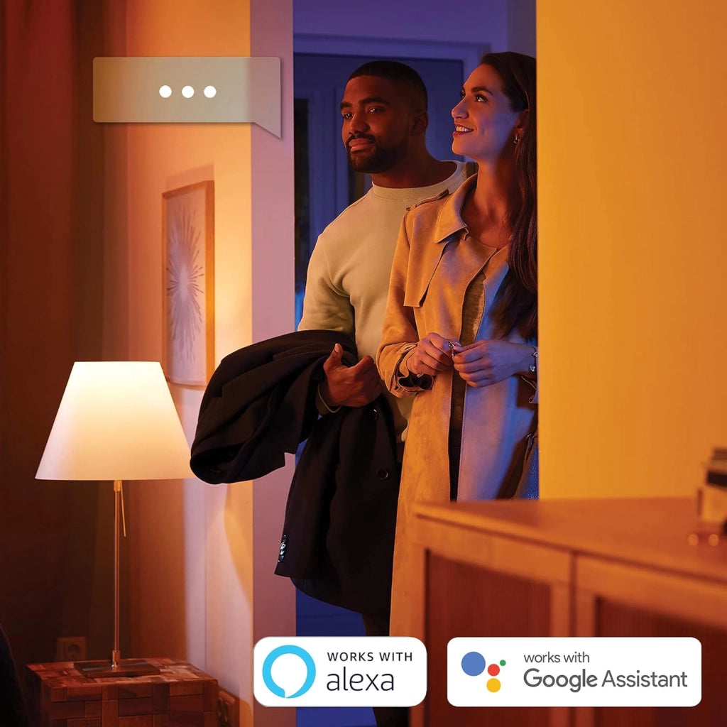 Philips Hue Aurelle White Ambiance Smart Lighting, Pannello Rotondo 24.5W, 39.5cm, Bianco, Compatibile Bluetooth, Controllo Vocale con Alexa, Google Assistant e Apple Homekit, vecchia generazione