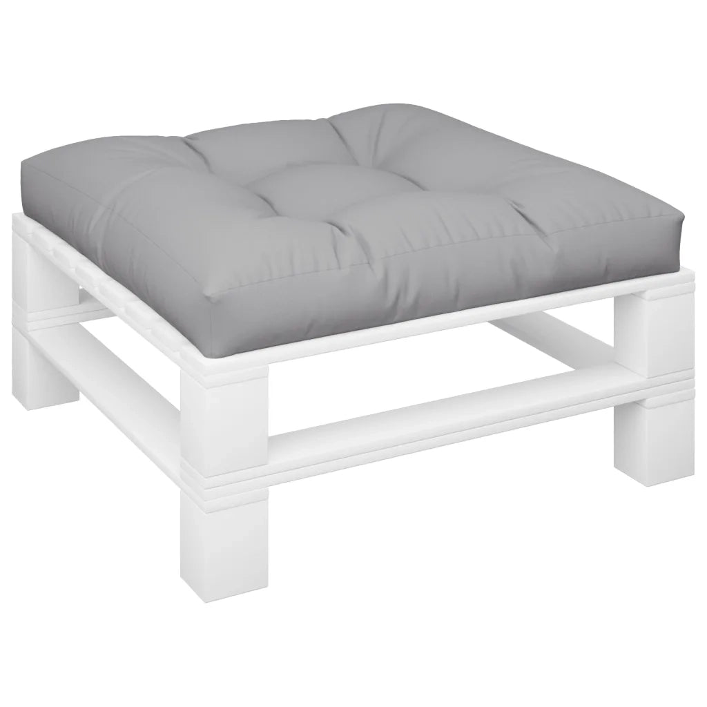 Cuscino per pallet | Cuscini per sedie Grigio 80x80x12 cm in Tessuto